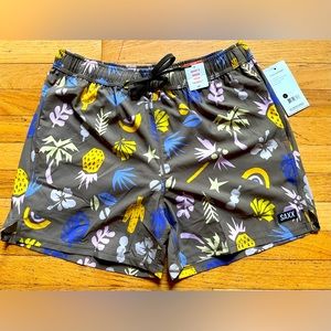 Saxx Oh Buoy 2N1 Volley 5” swim trunks. Men’s Large.